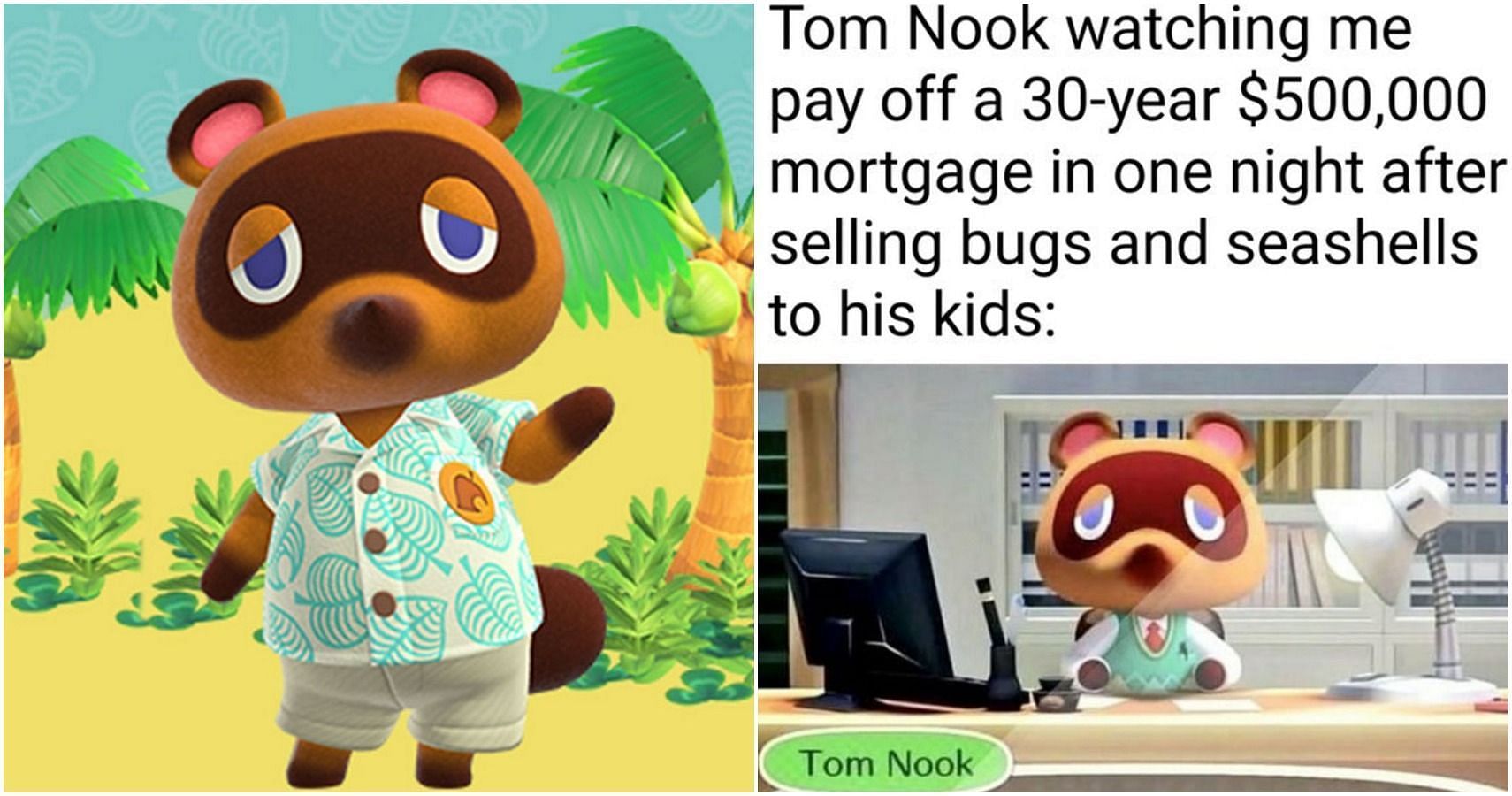 Tom Nook is notorious for his high housing rates (Image via r/AnimalCrossing/Reddit)