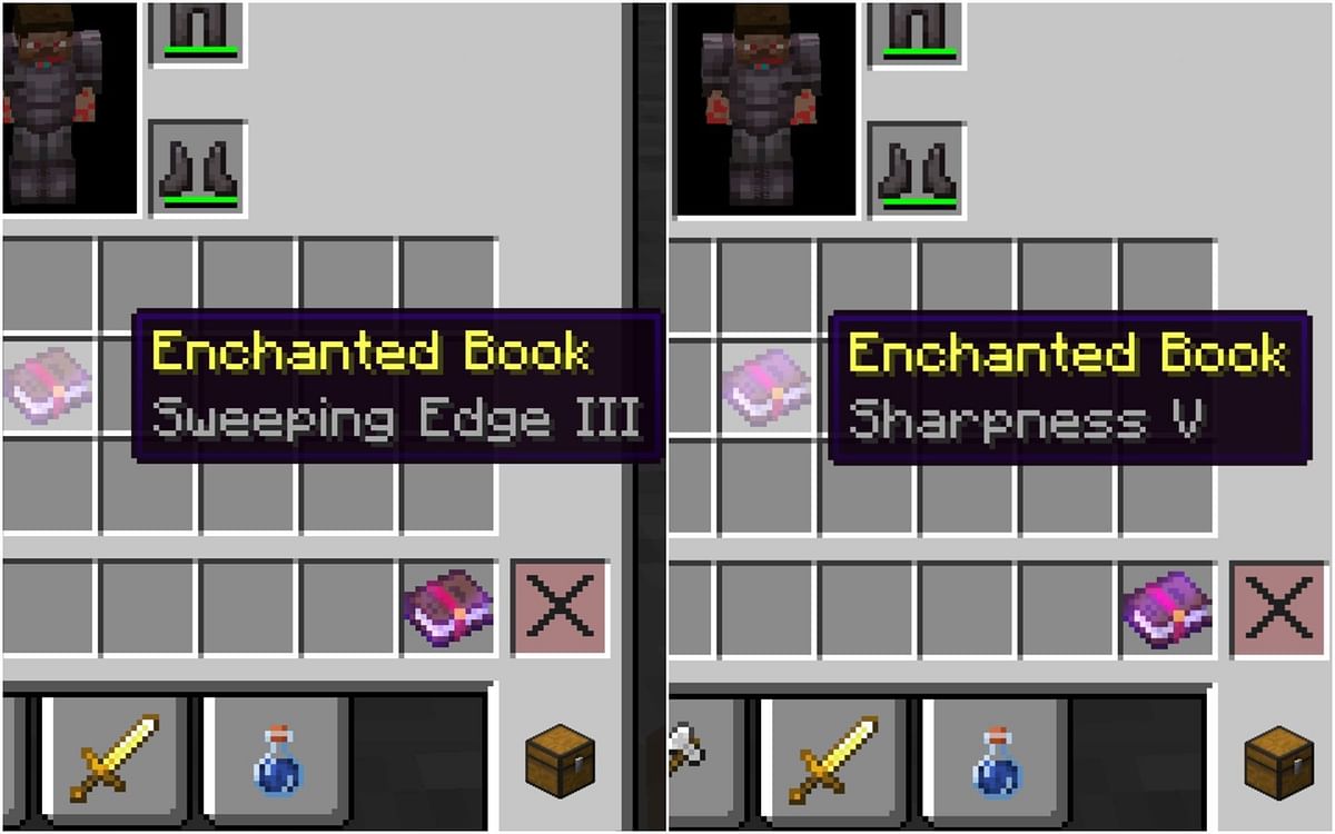 Sweeping Edge vs Sharpness Which enchantment is better in Minecraft?