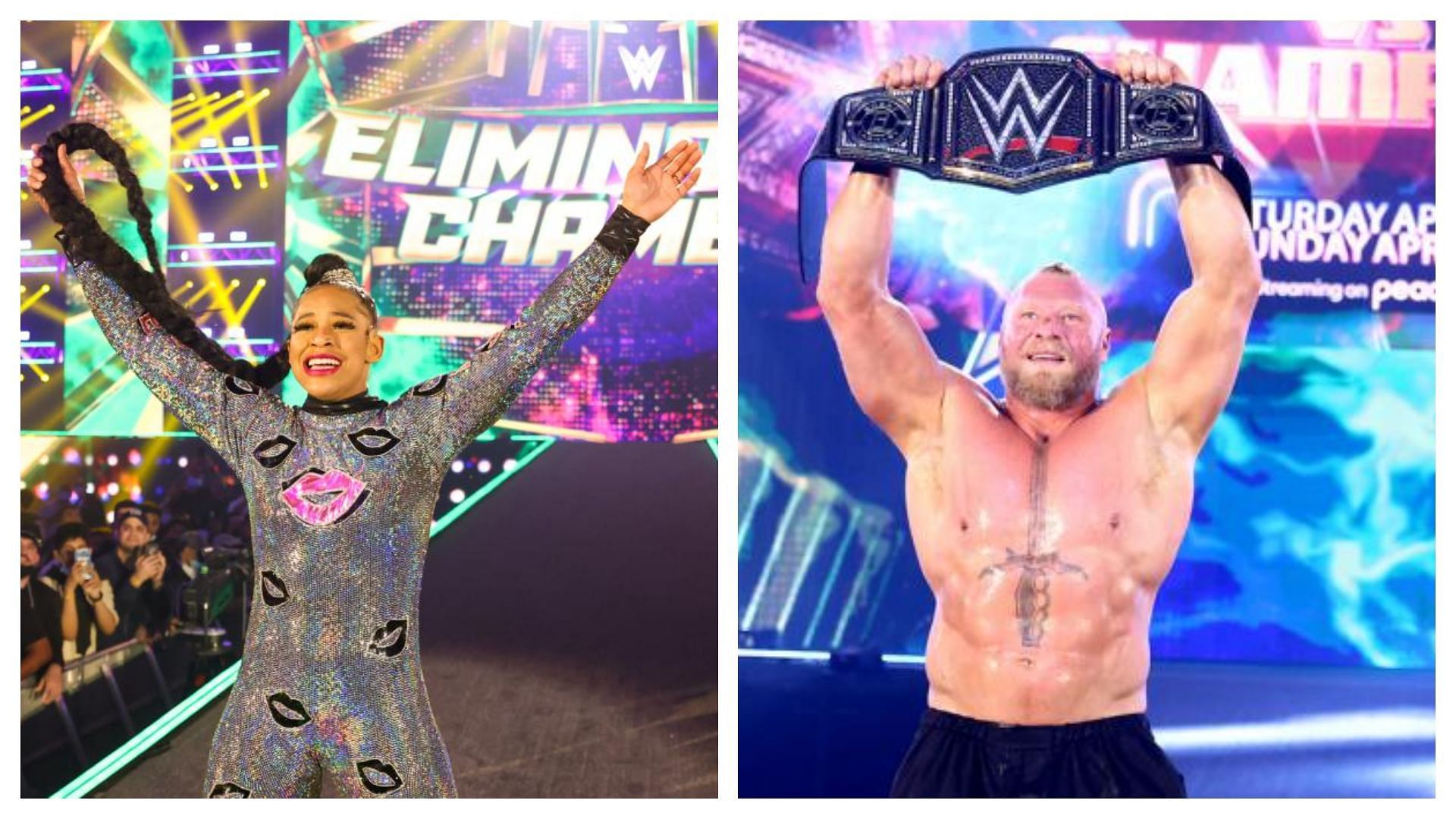Bianca Belair and Brock Lesnar are major players on the Road to WrestleMania 38