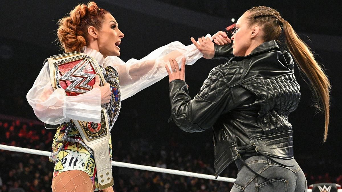 Ronda Rousey still has Becky Lynch on her mind, but she made her choice for WrestleMania 38