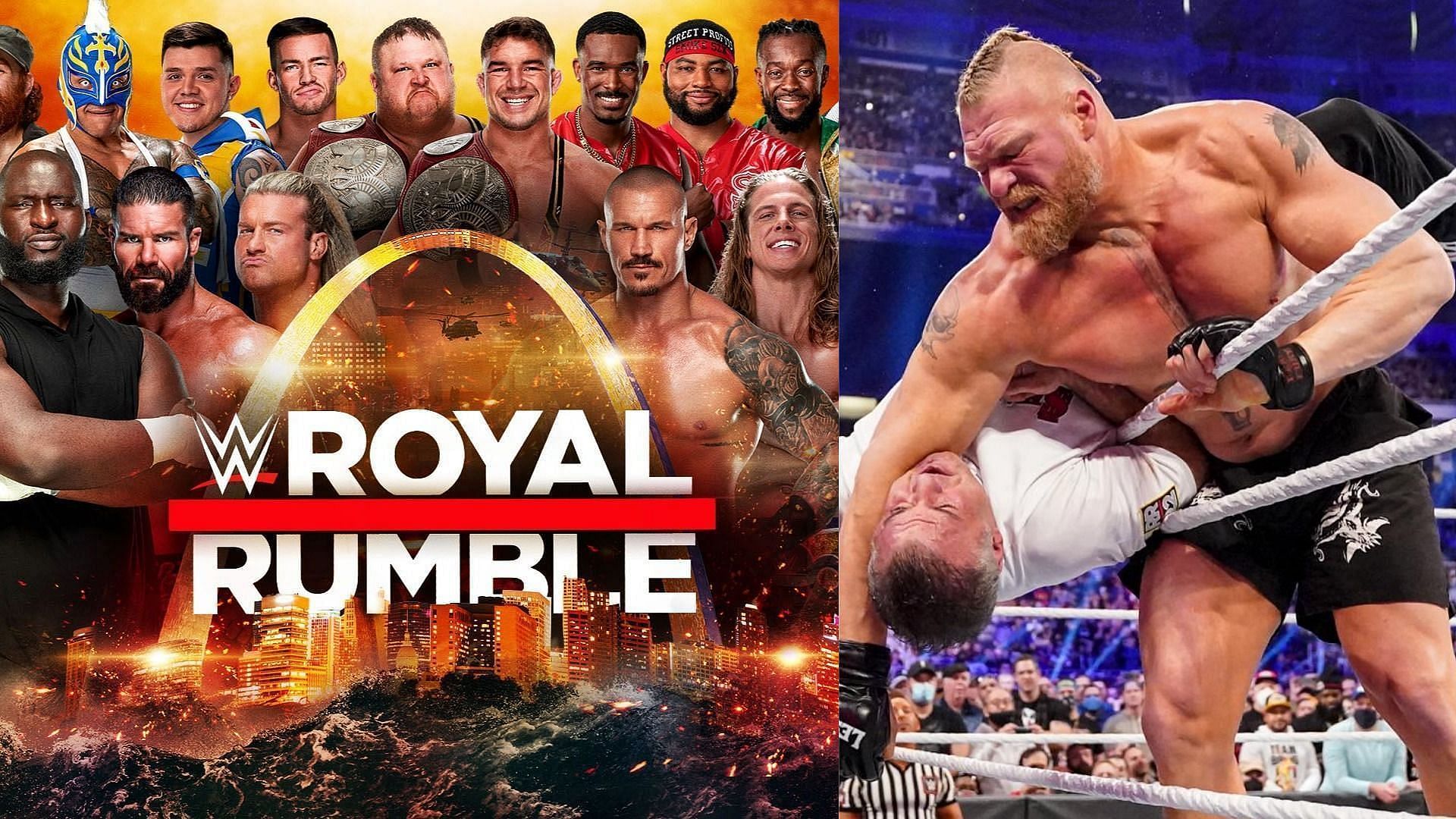 WWE Royal Rumble 2022 में ब्रॉक लैसनर ने जीता मेंस रंबल मैच