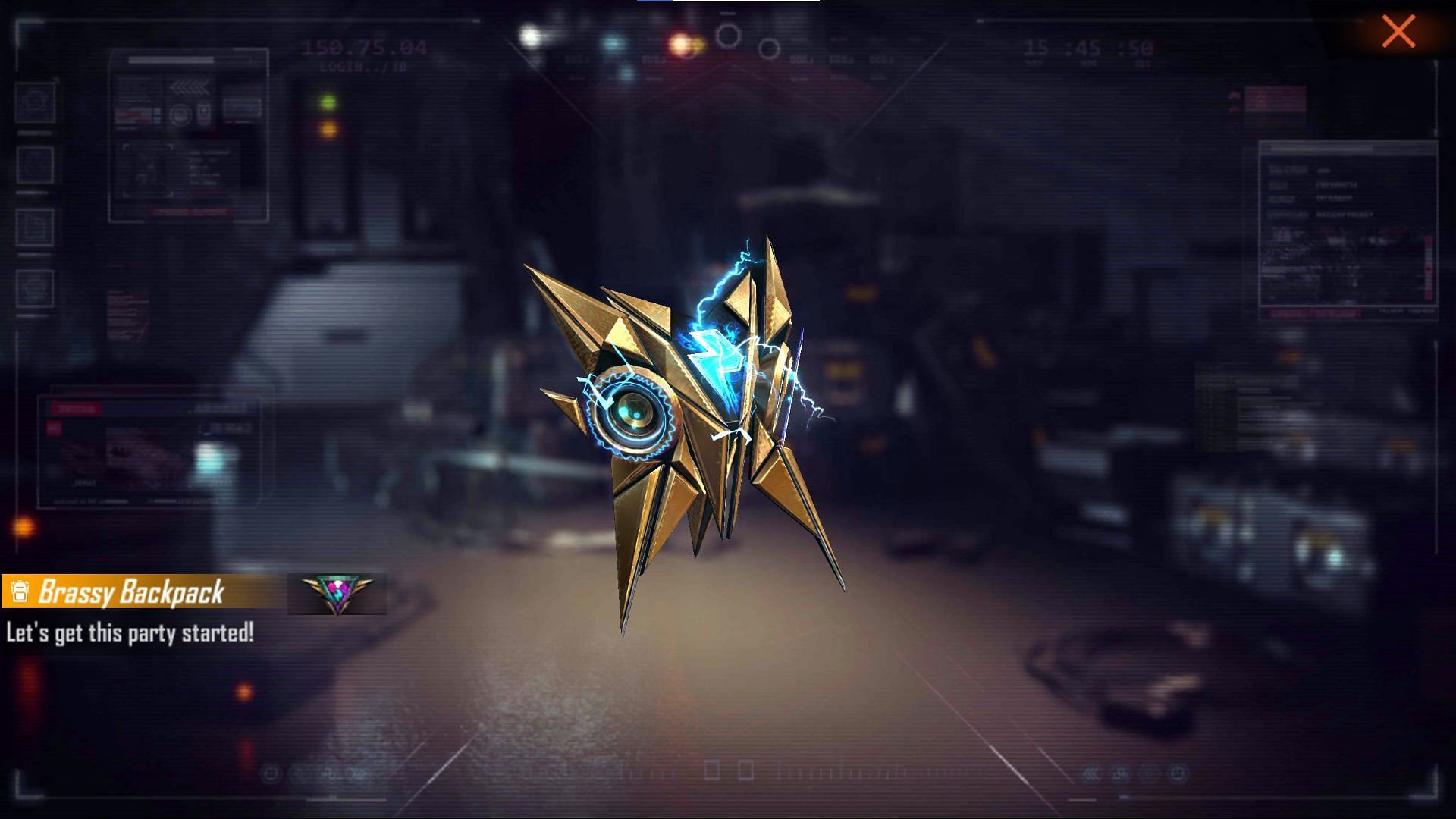 Brassy Backpack (Image via Garena)