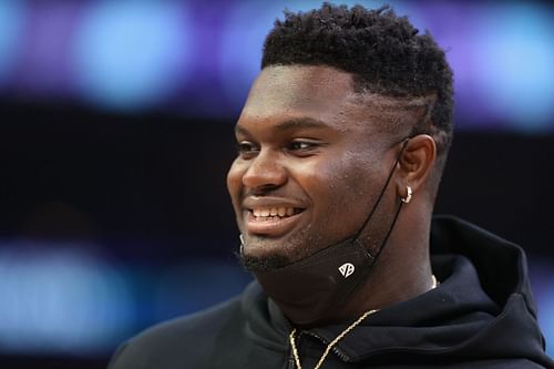 Zion Williamson #1 of the New Orleans Pelicans