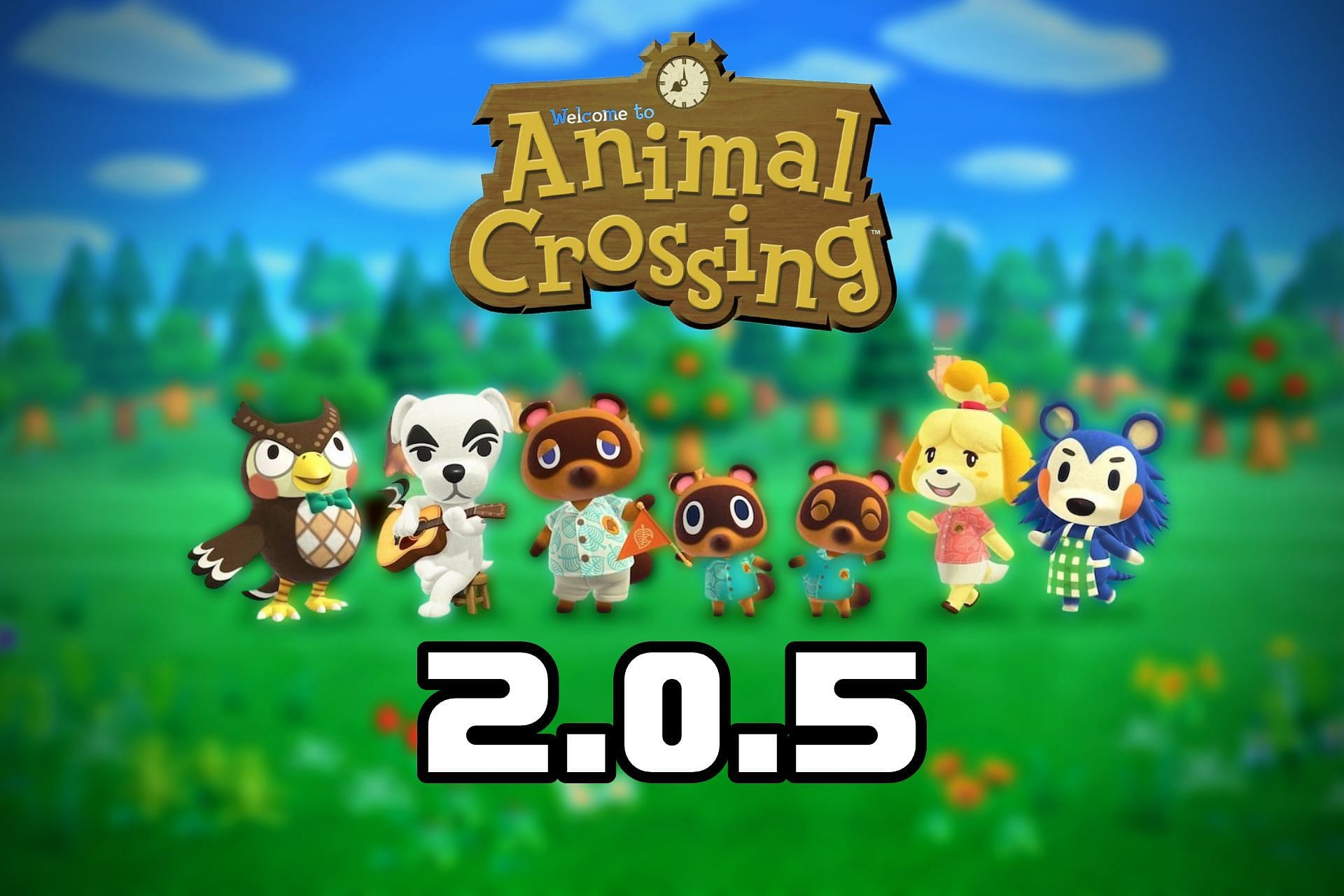 Animal Crossing: New Horizons sees a new patch update with version 2.0.5 (Image via Sportskeeda)