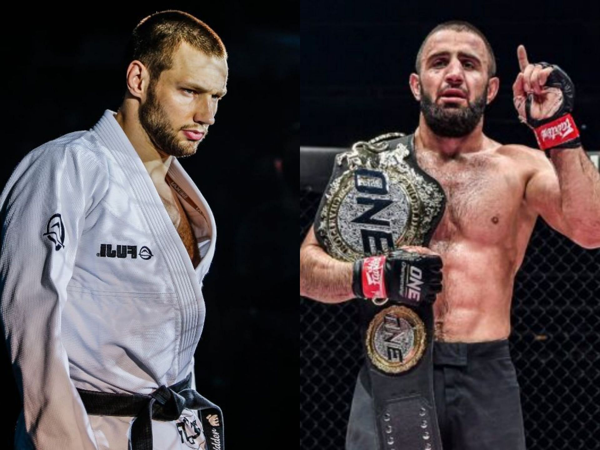 Reinier De Ridder (left) and Kiamrian Abbasov (right). [Photo: ONE Championship]