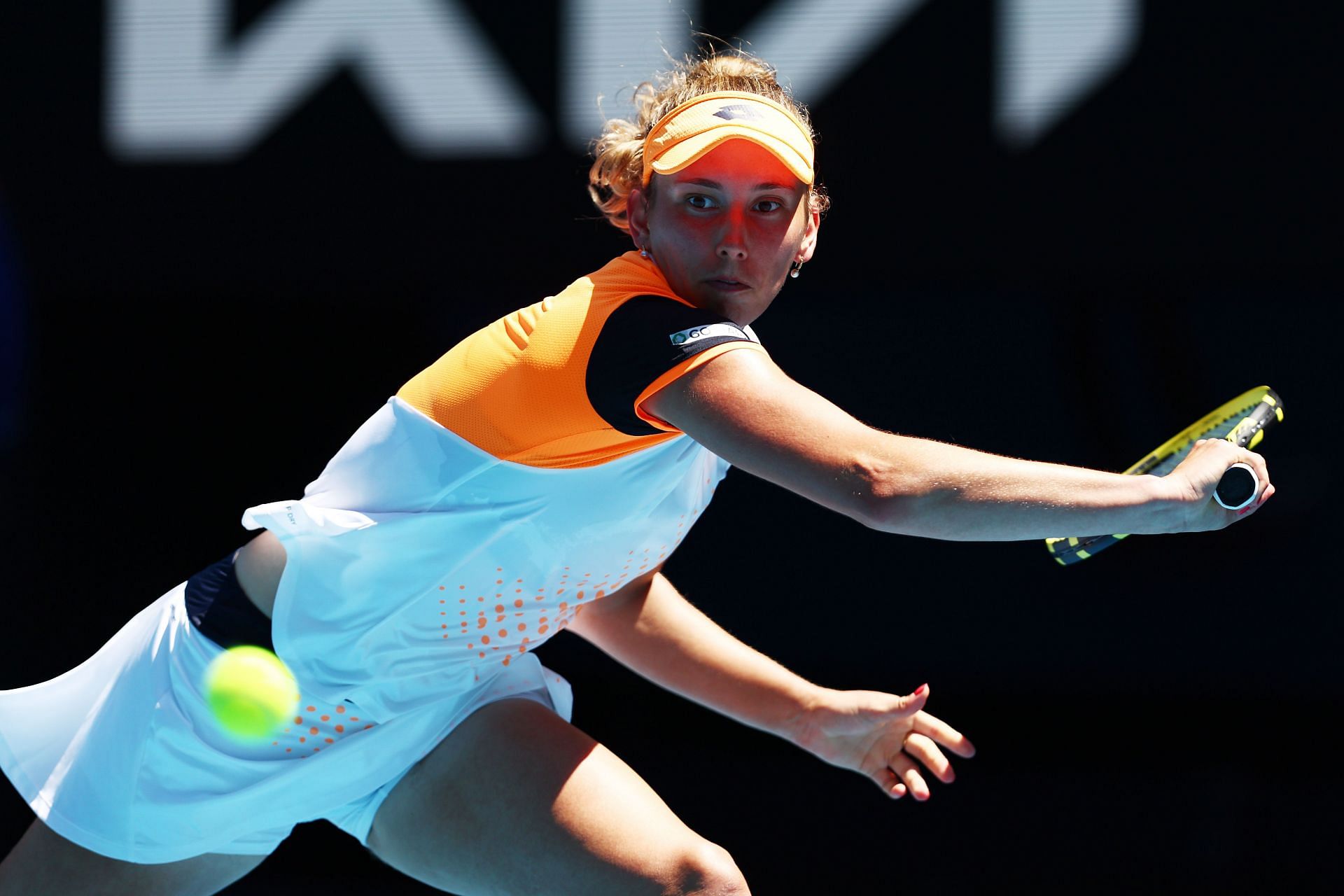 Elise Mertens at the 2022 Australian Open.