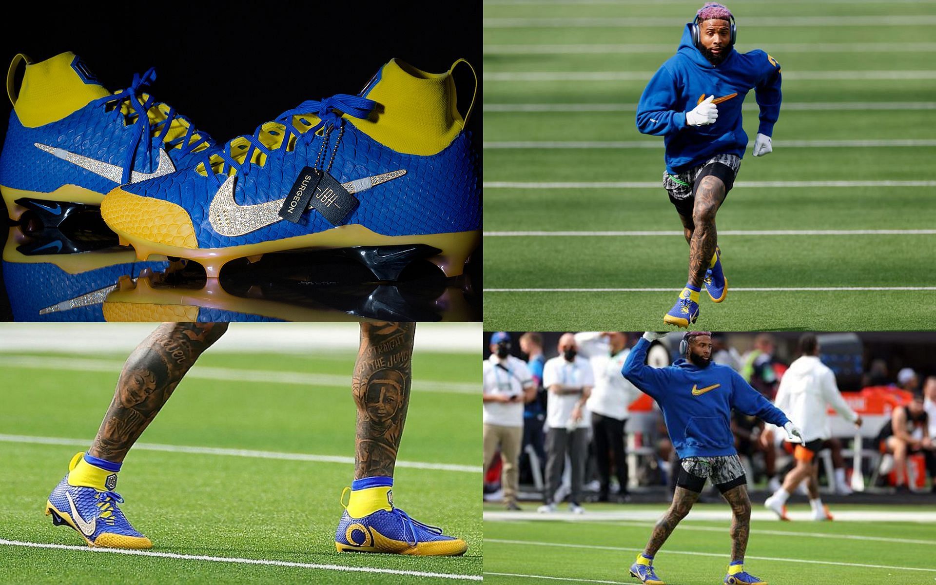 Odell Beckham Jr. Proclaims Himself 'King of New York' with Custom Cleats