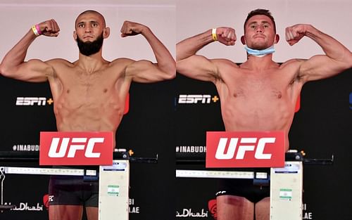 Khamzat Chimaev (left), Darren Till (right)