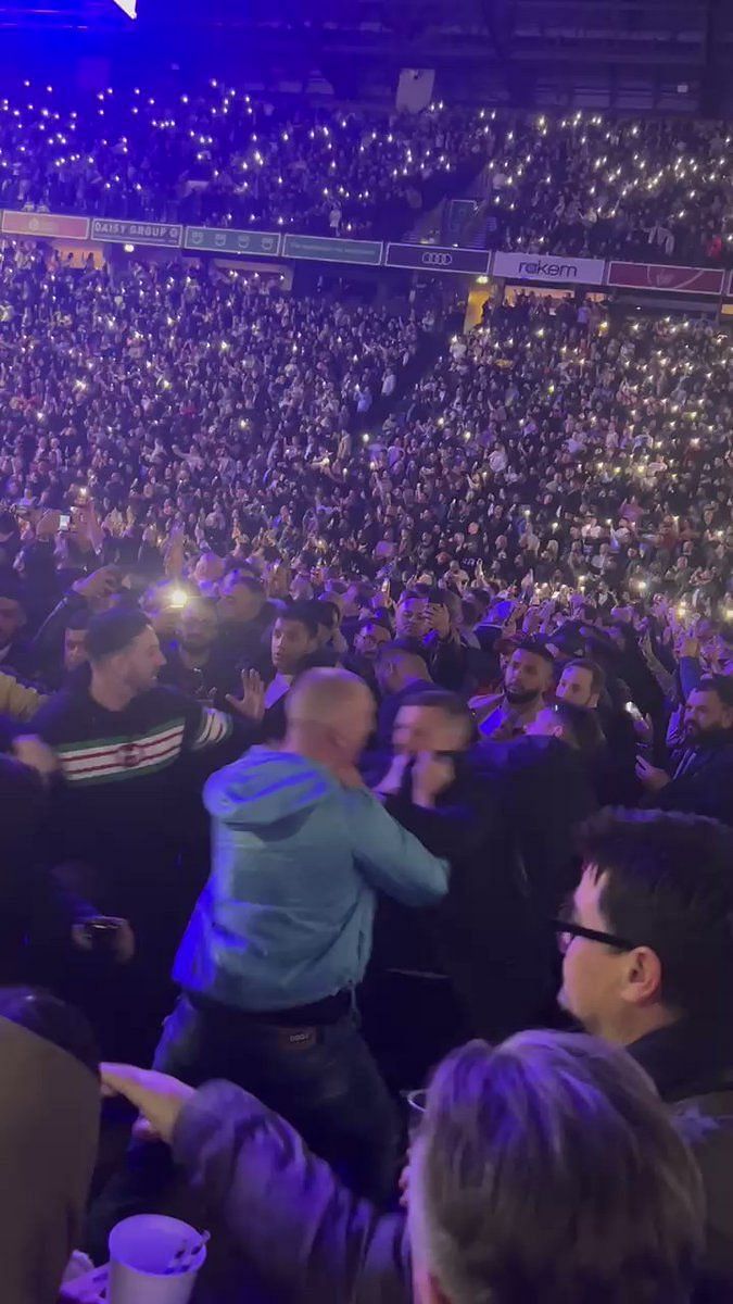 Boxing News Fight erupts in the stands at Amir Khan vs