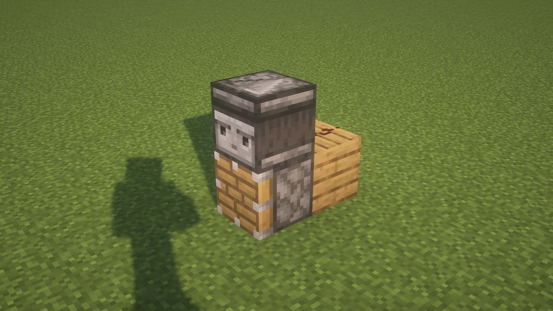 Redstone contraption with observer and piston (Image via Mojang)