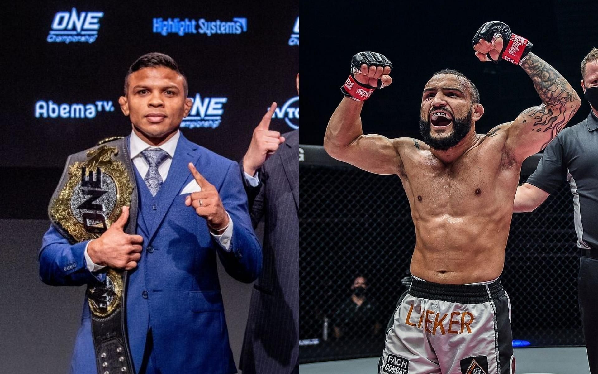 The much-anticipated grudge match between Bibiano Fernandes (left) and John Lineker (right) will finally happen at ONE Championship: Lights Out. (Images courtesy of ONE Championship)