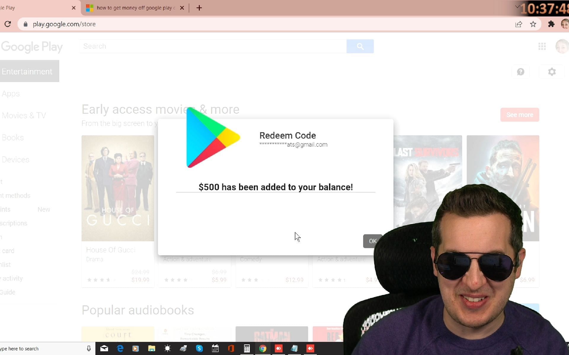 Kitboga baited a scammer for ten hours, after which the latter completely broke down (Images via Kitboga/Twitch)