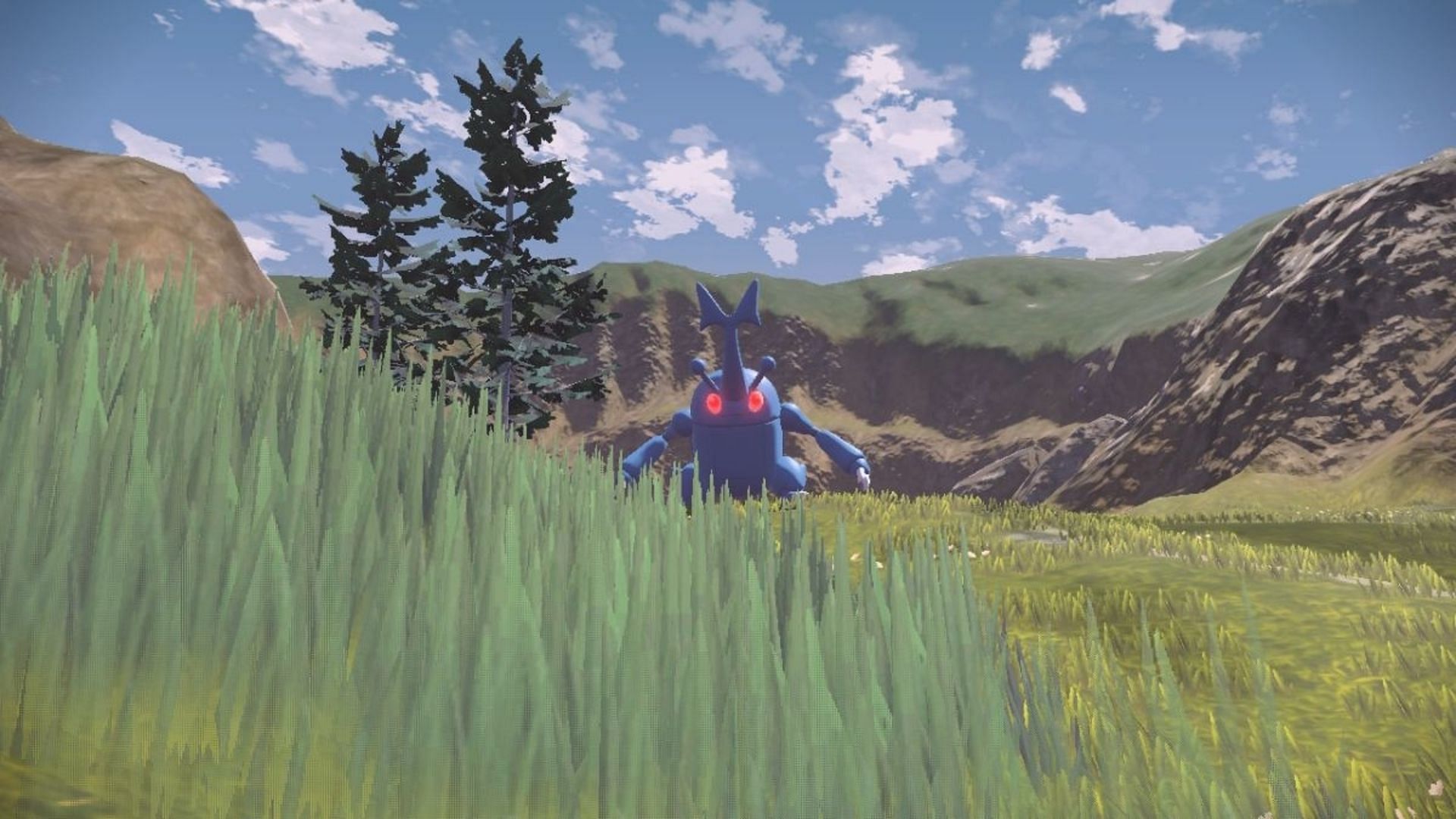 Heracross as he appears in the Hisui region. Image via Nintendo