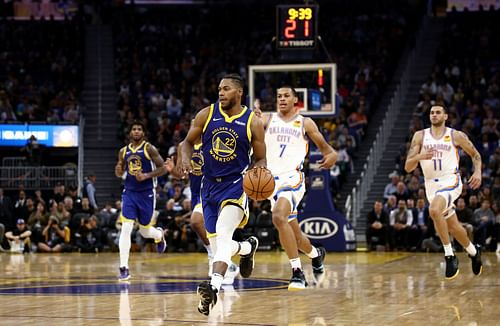 OKC Thunder will play the Golden State Warriors on Monday