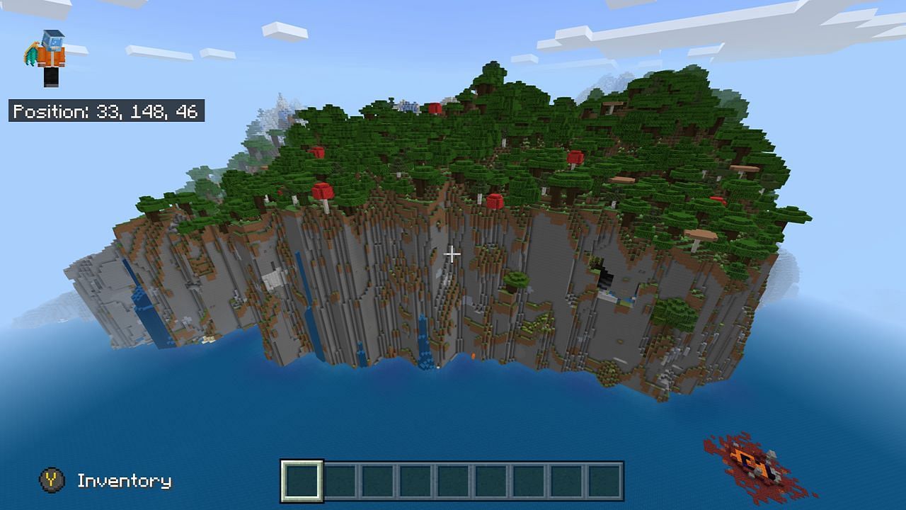 Tall cliffs (Image via Mojang)