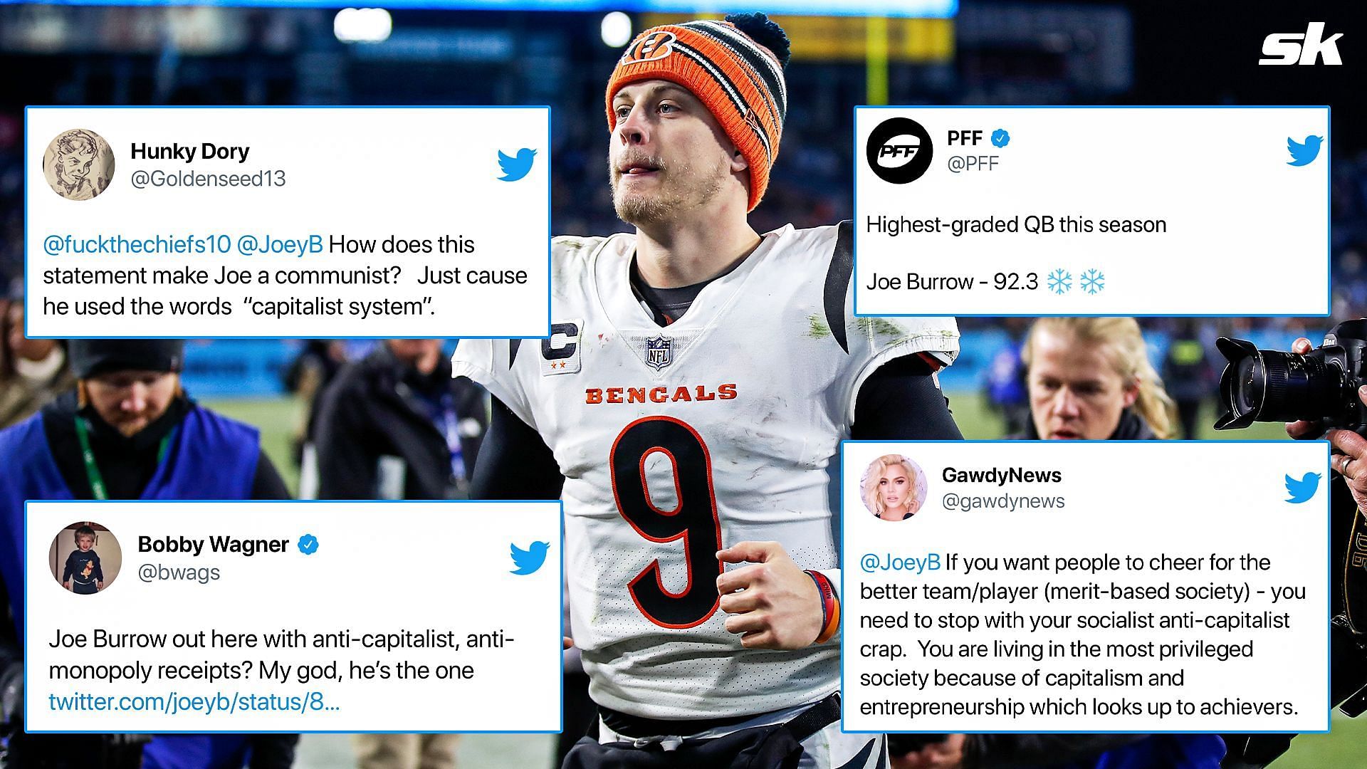 The Esports Writer on X: #SuperBowl Joe Burrow shows up to the