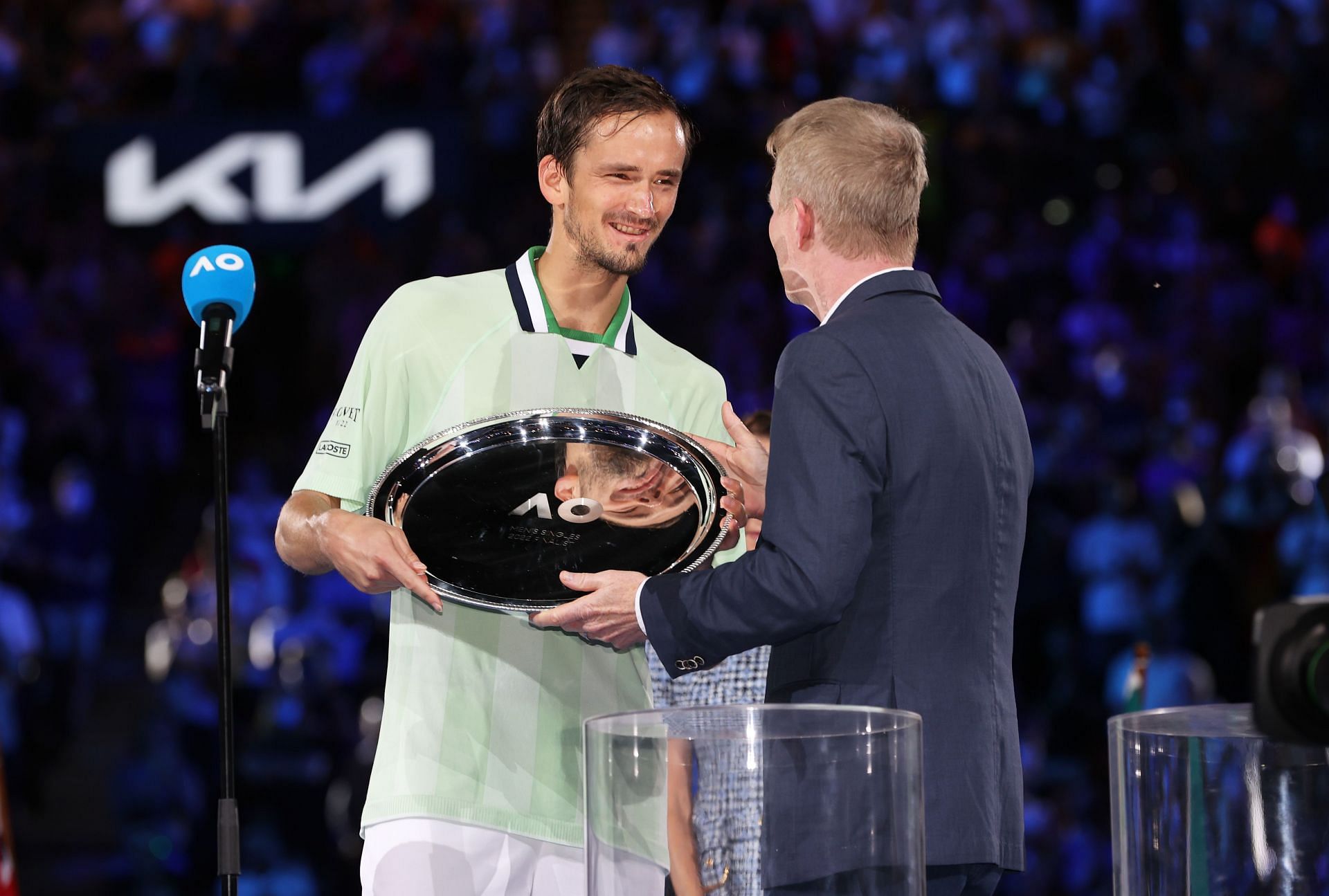 Daniil Medvedev reached his fourth Grand Slam final at the Australian Open