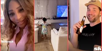 Serena Williams enjoys Super Bowl with family, dances around with daughter Olympia