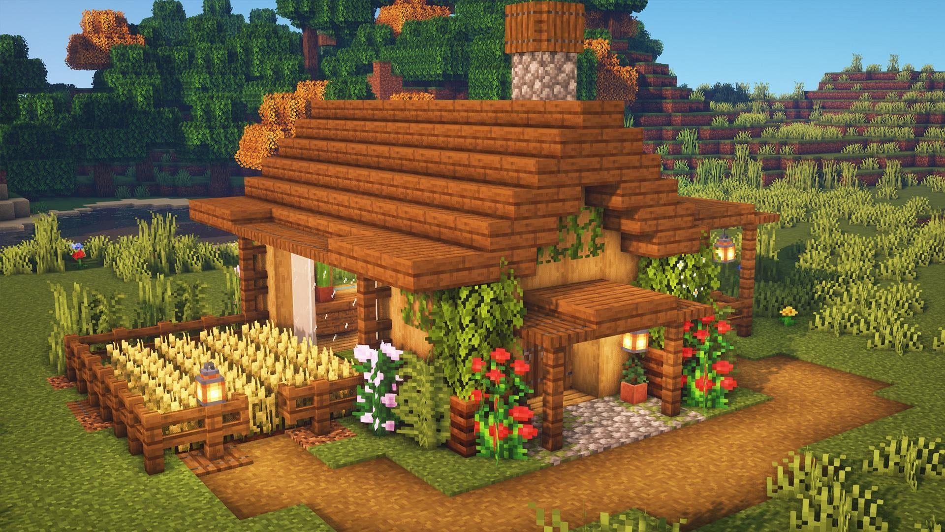 Cottages are extremely cozy (Image via Mojang Studios || Reddit, u/eiro-gg)