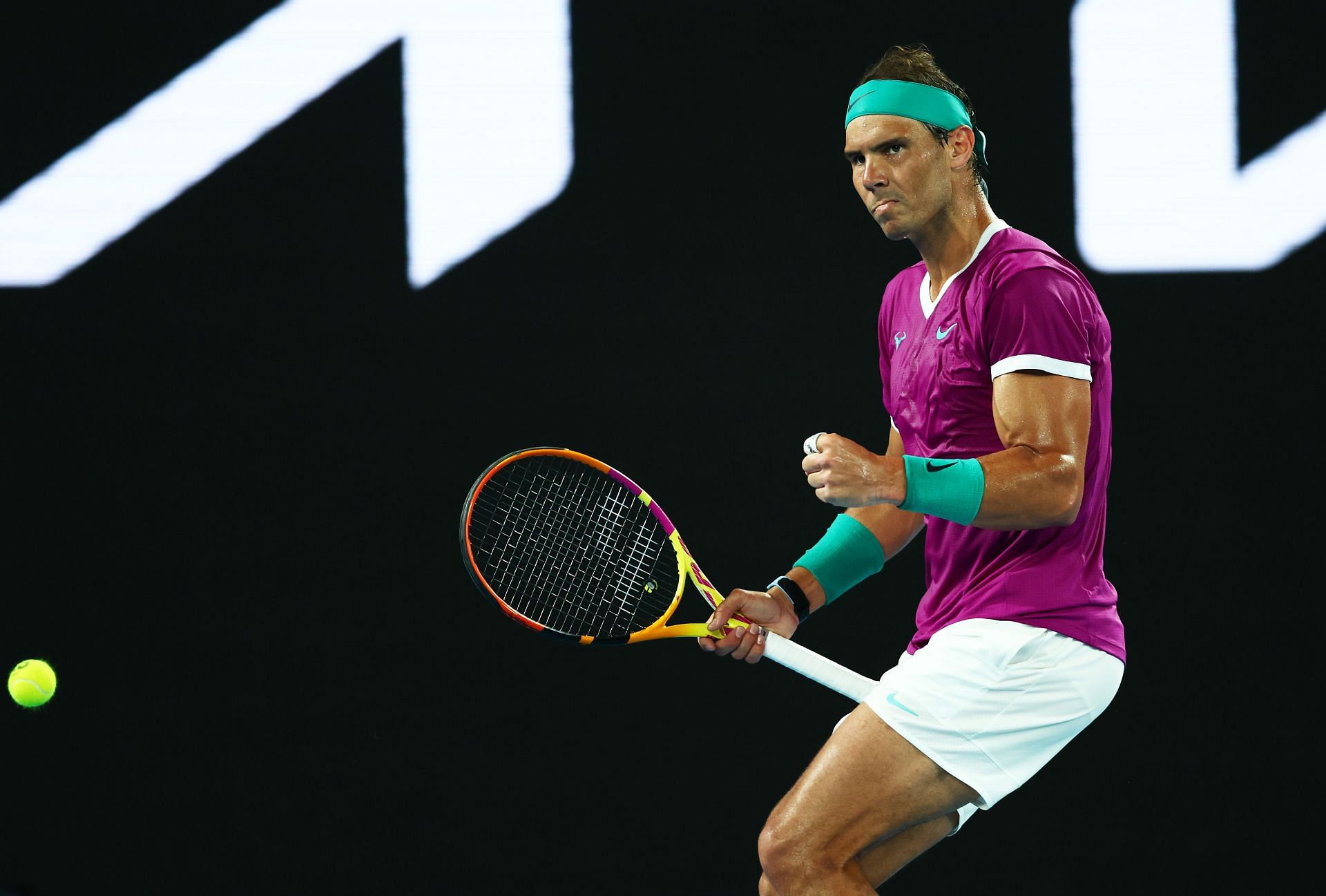 Rafael Nadal at the Australian Open 2022