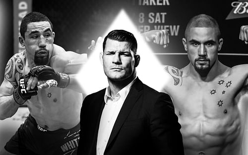 Michael Bisping and Robert Whittaker via Getty