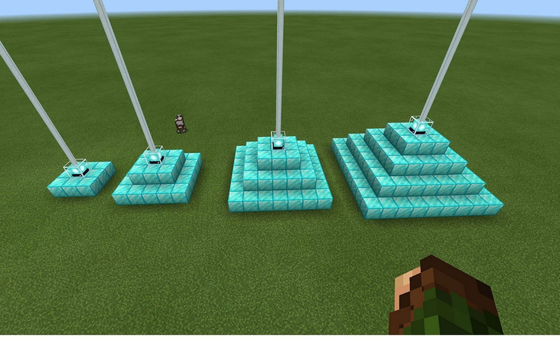 Beacons require a lot of resources (Image via Mojang)