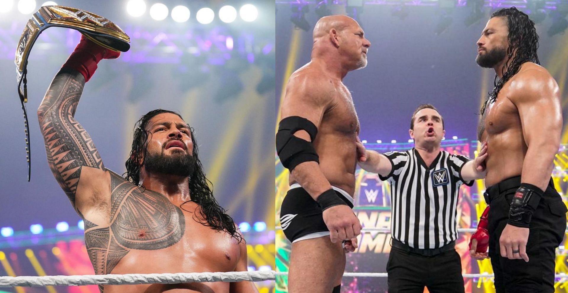 WWE Elimination Chamber 2022 में रोमन रेंस और गोल्डबर्ग का मैच हुआ
