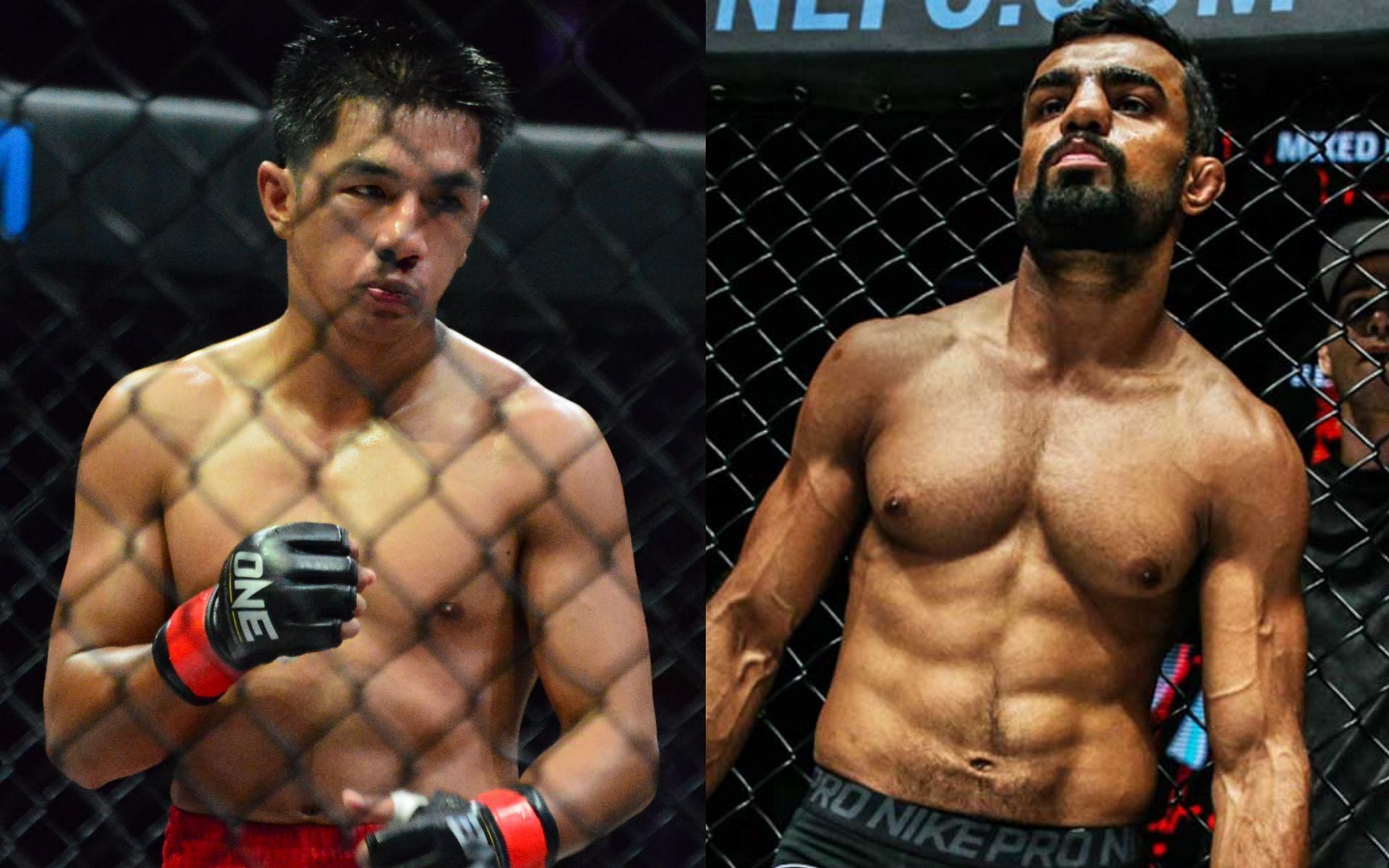 Geje Eustaquio (right) hopes fight with Gary Mangat (left) will push through in 2022 | Photo: ONE Championship