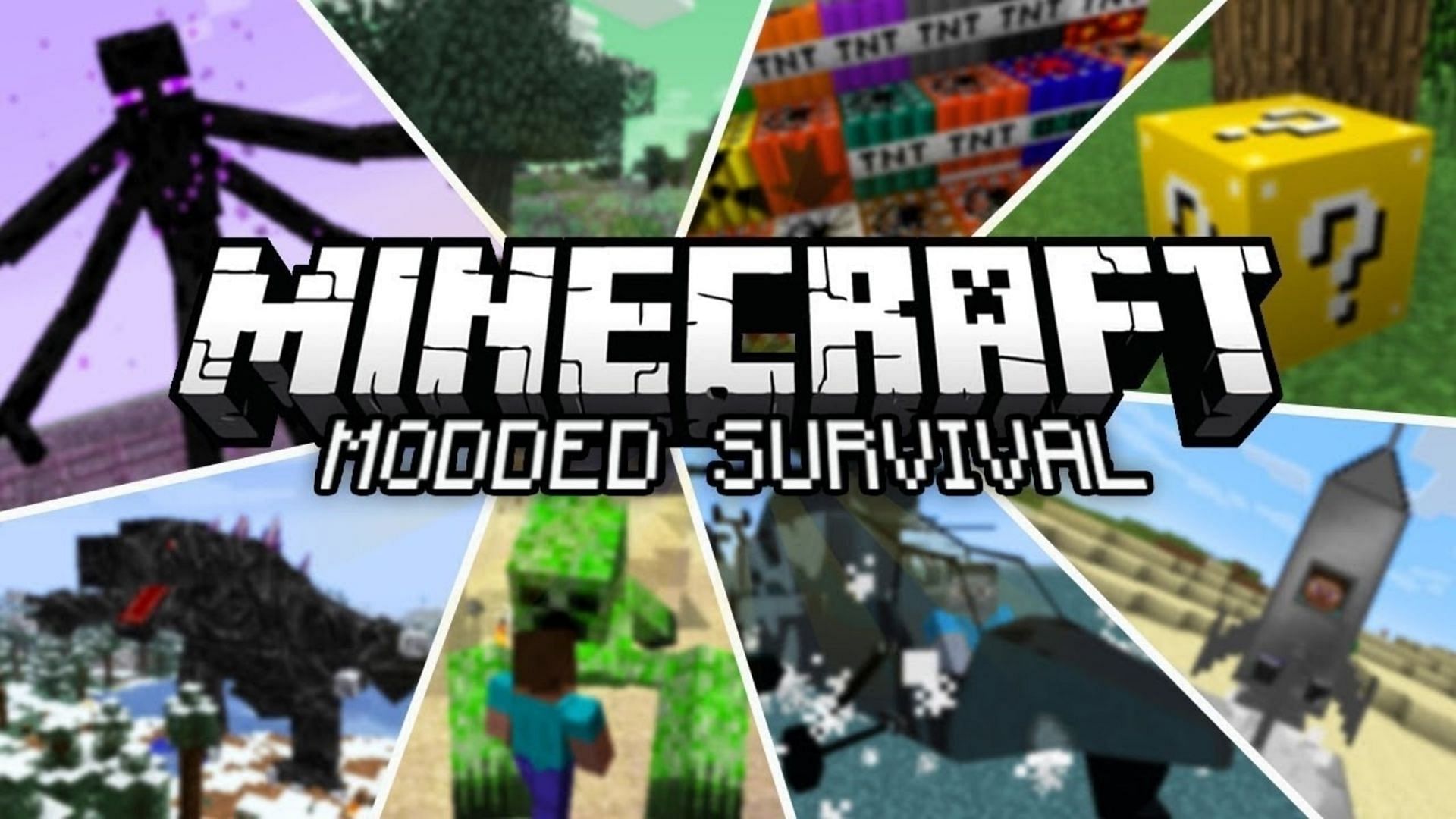 Modding for Survival Mode can vastly improve a player&#039;s experience (Image via Mojang)