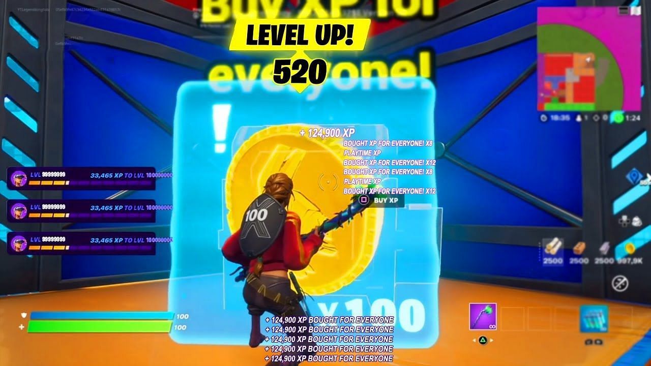 Some easy Fortnite glitches for players to rank up quickly in Chapter 3 Season 1 (Image via YouTube/ Nerpah)