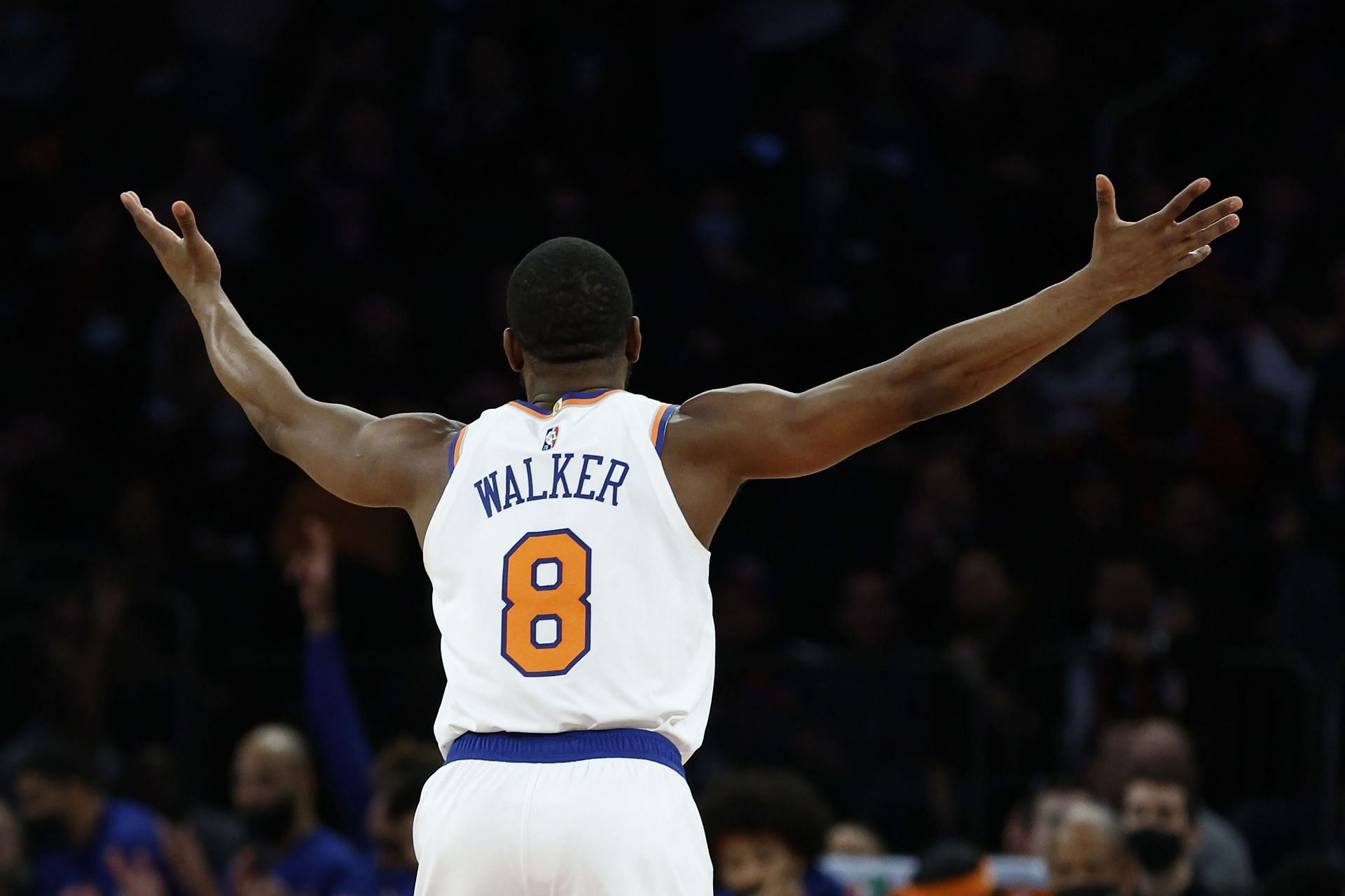 The Knicks rested Kemba Walker for the game against the Jazz