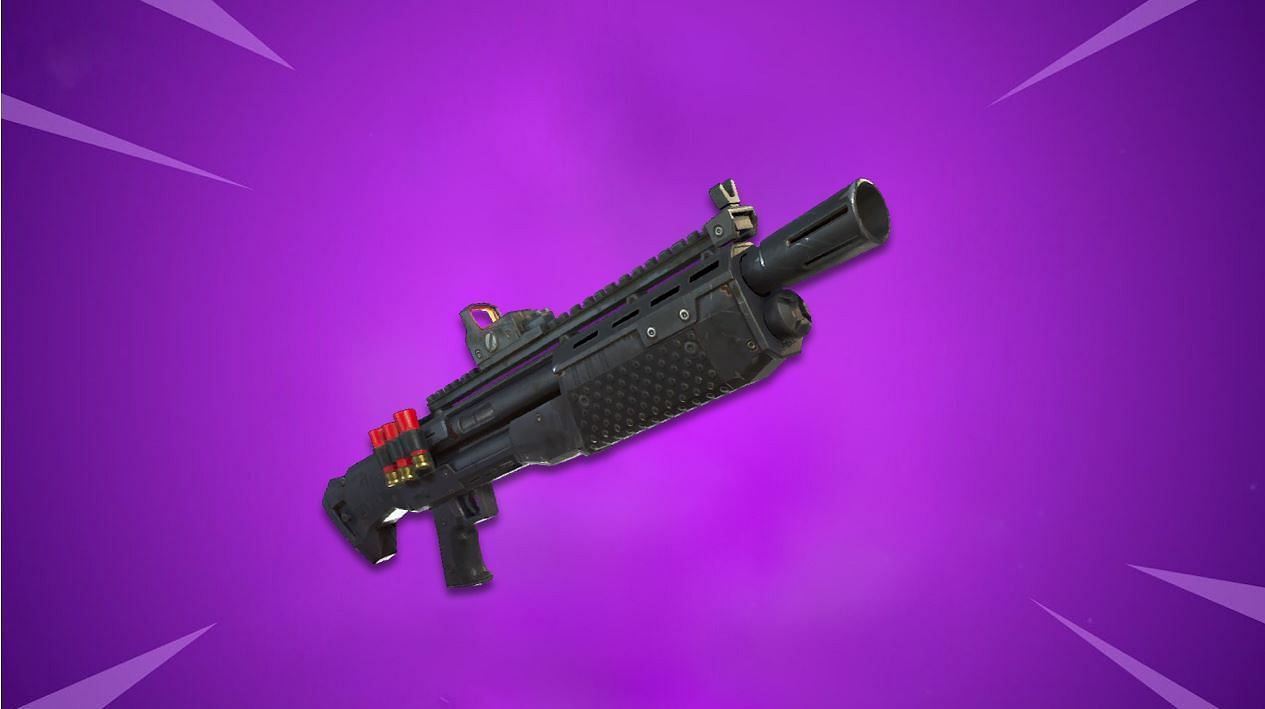Fortnite has unvaulted an old classic, the Heavy Shotgun, and players can obtain the weapon from multiple sources (Image via Epic Games)