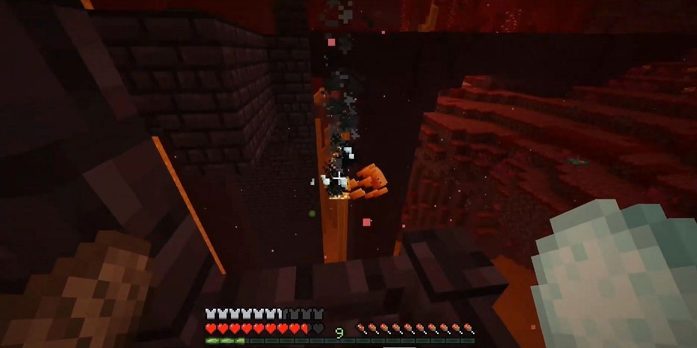 Snowball is the best weapon for killing them (Image via Minecraft)