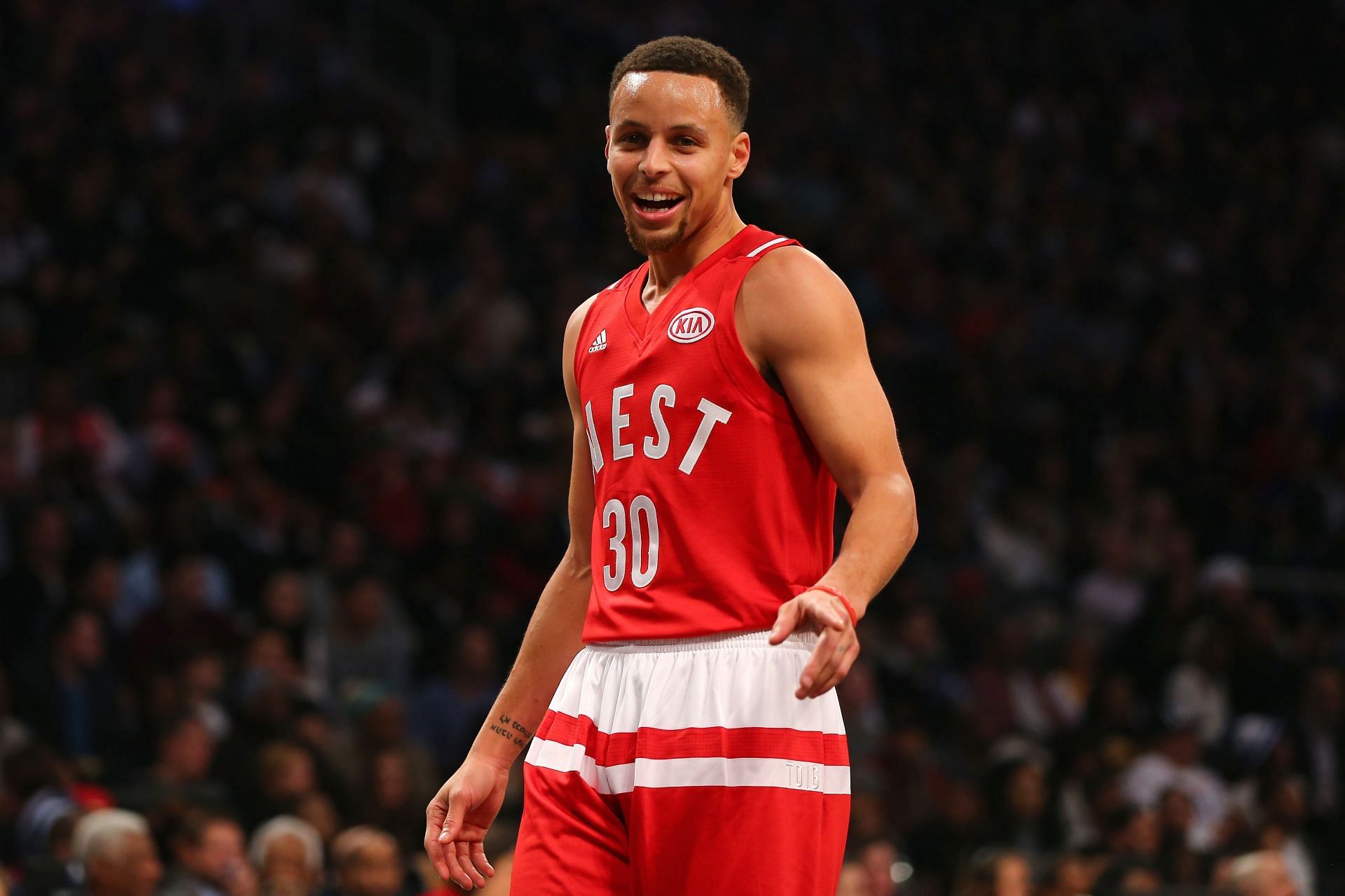 Steph Curry during the 2016 NBA All-Star Game