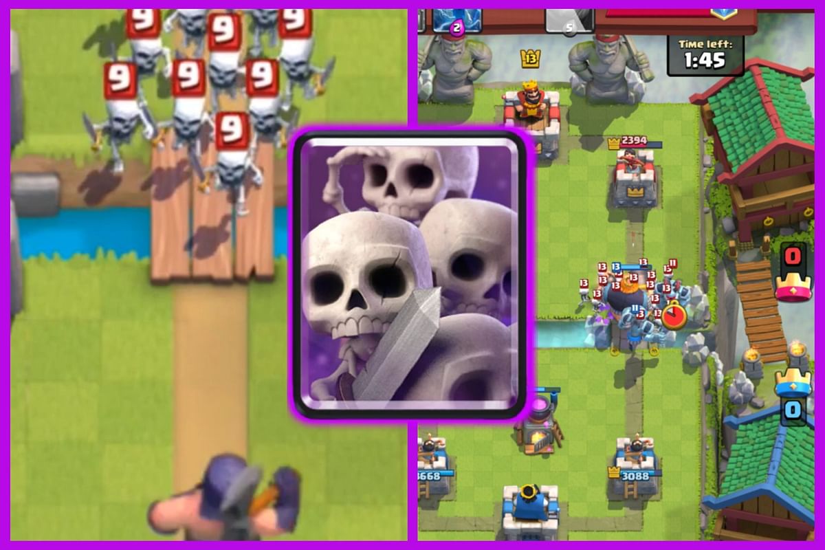 How to use Skeleton Army in Clash Royale?