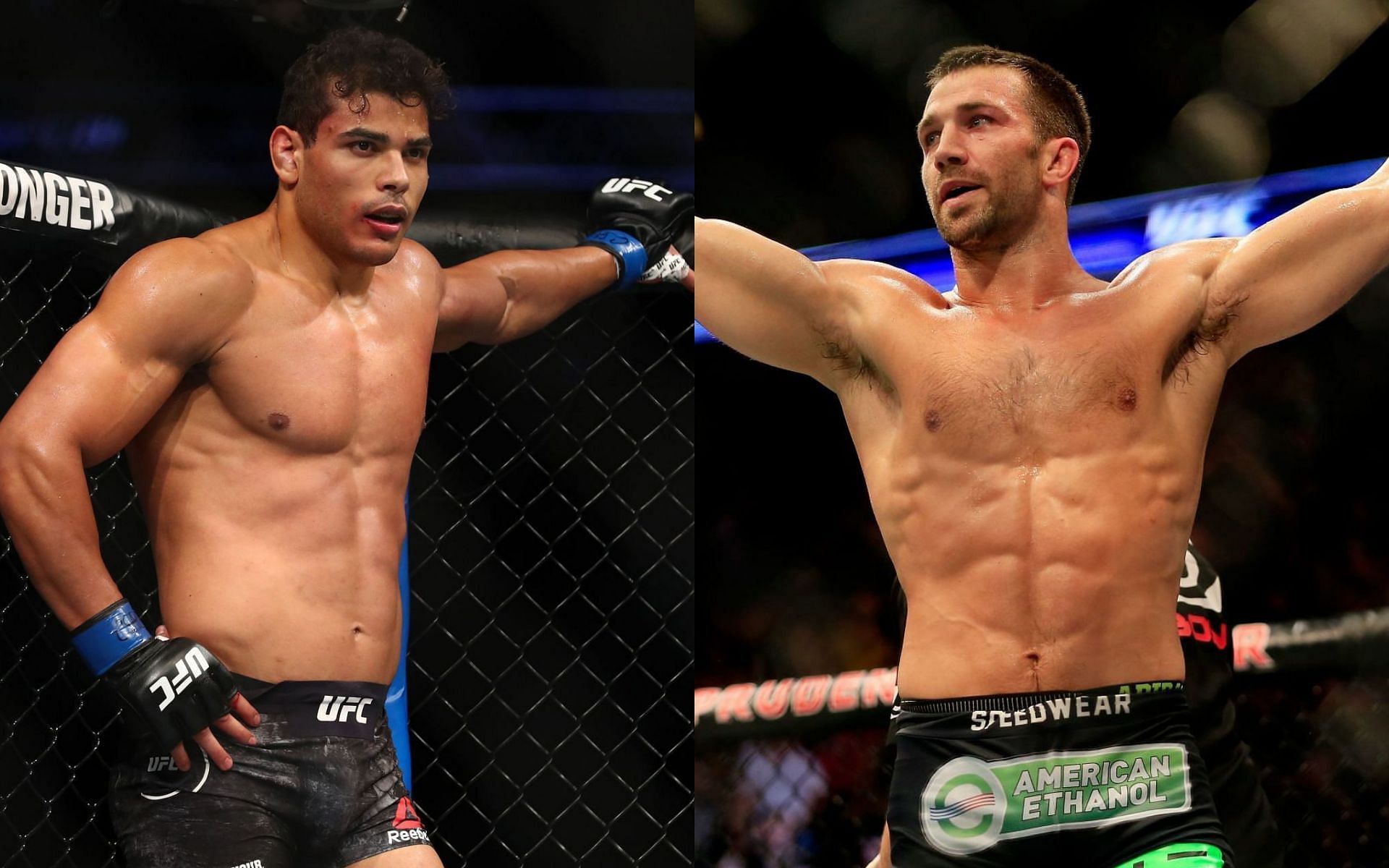 Paulo Costa (left), Luke Rockhold (right)