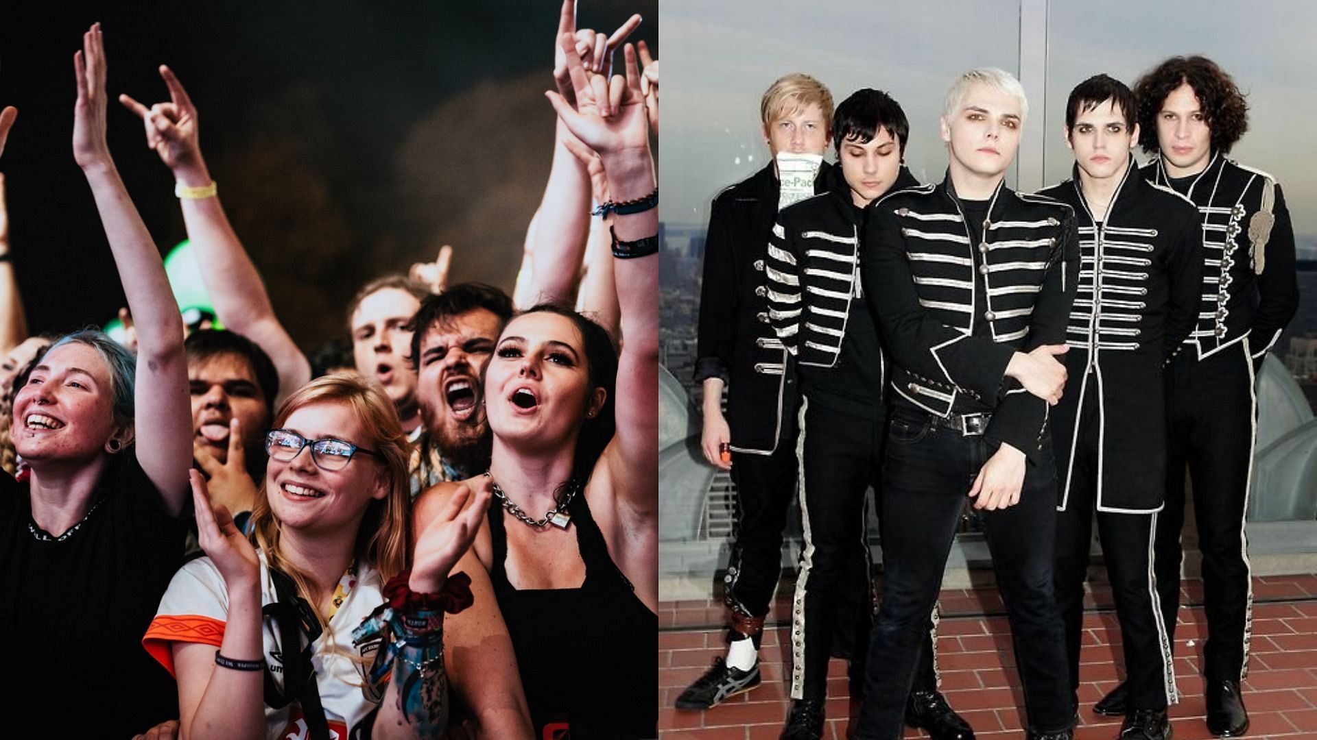 My Chemical Romance to headline the Aftershock Festival 2022 (Image via @AFTERSHOCKSAC/Twitter and Getty Images)
