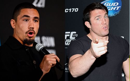 Robert Whittaker [left], Chael Sonnen [right]