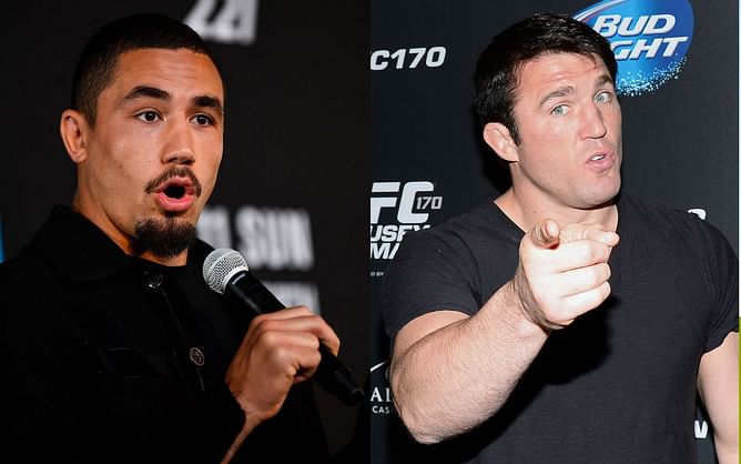 Chael Sonnen believes Robert Whittaker is "an announcement and a contest away" from fighting for the 205 lb belt