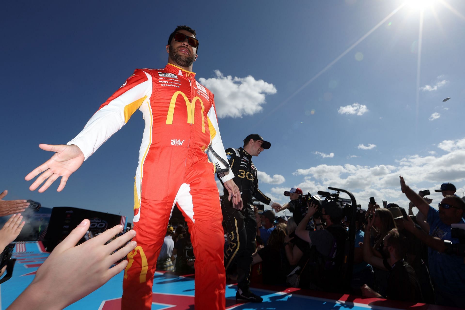 Bubba Wallace Jr. at the NASCAR Cup Series 64th Annual Daytona 500