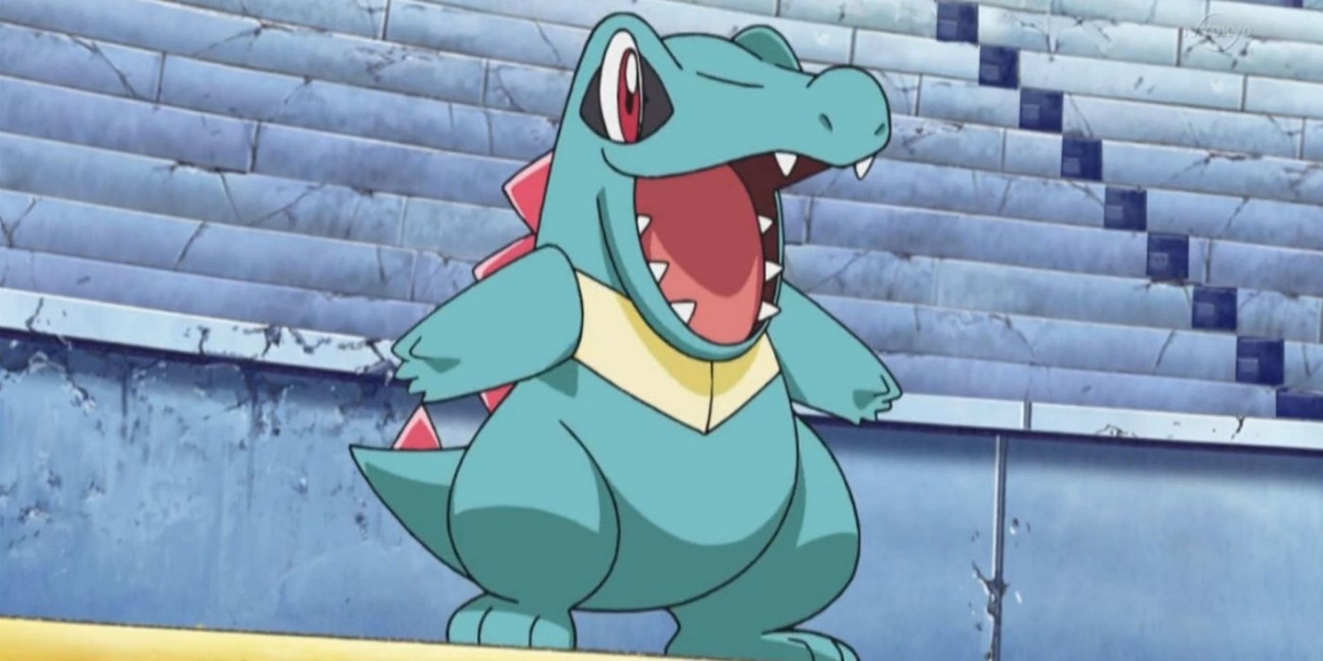 Totodile in the Pokemon anime (Image via TPC)