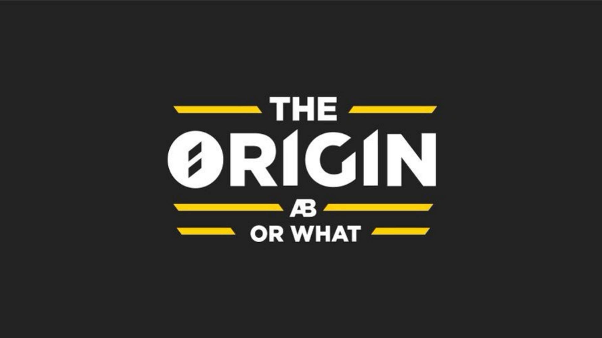 Kakao TV&#039;s &#039;The Origin - A, B, or What?&#039; logo (Image via @THEORIGIN_AorB/Twitter)