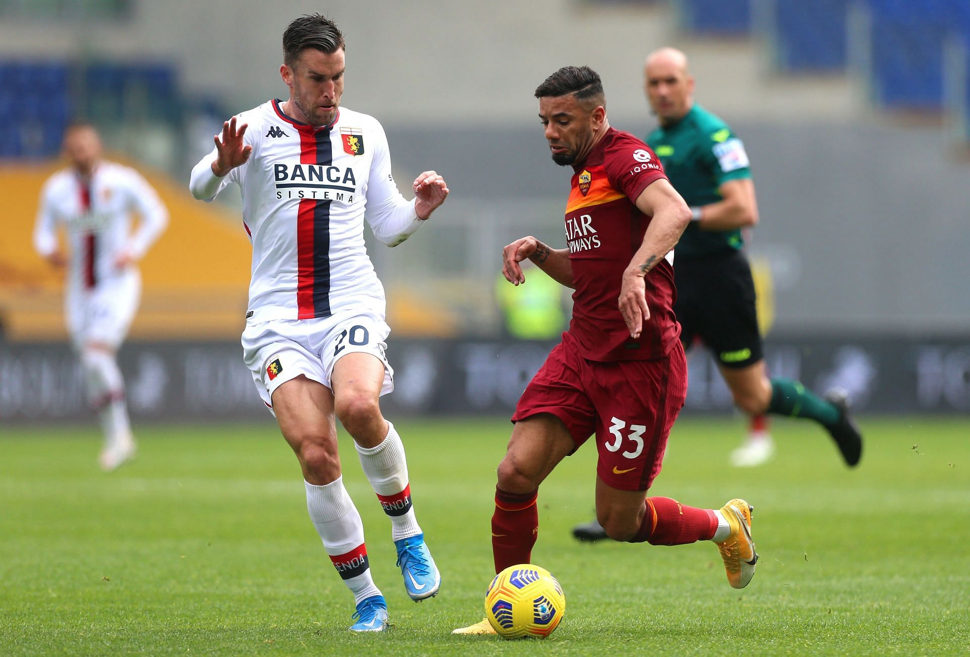 AS Roma are 15 matches unbeaten against Genoa