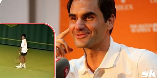 Federer recently dissected an old video that featured his younger self playing tennis