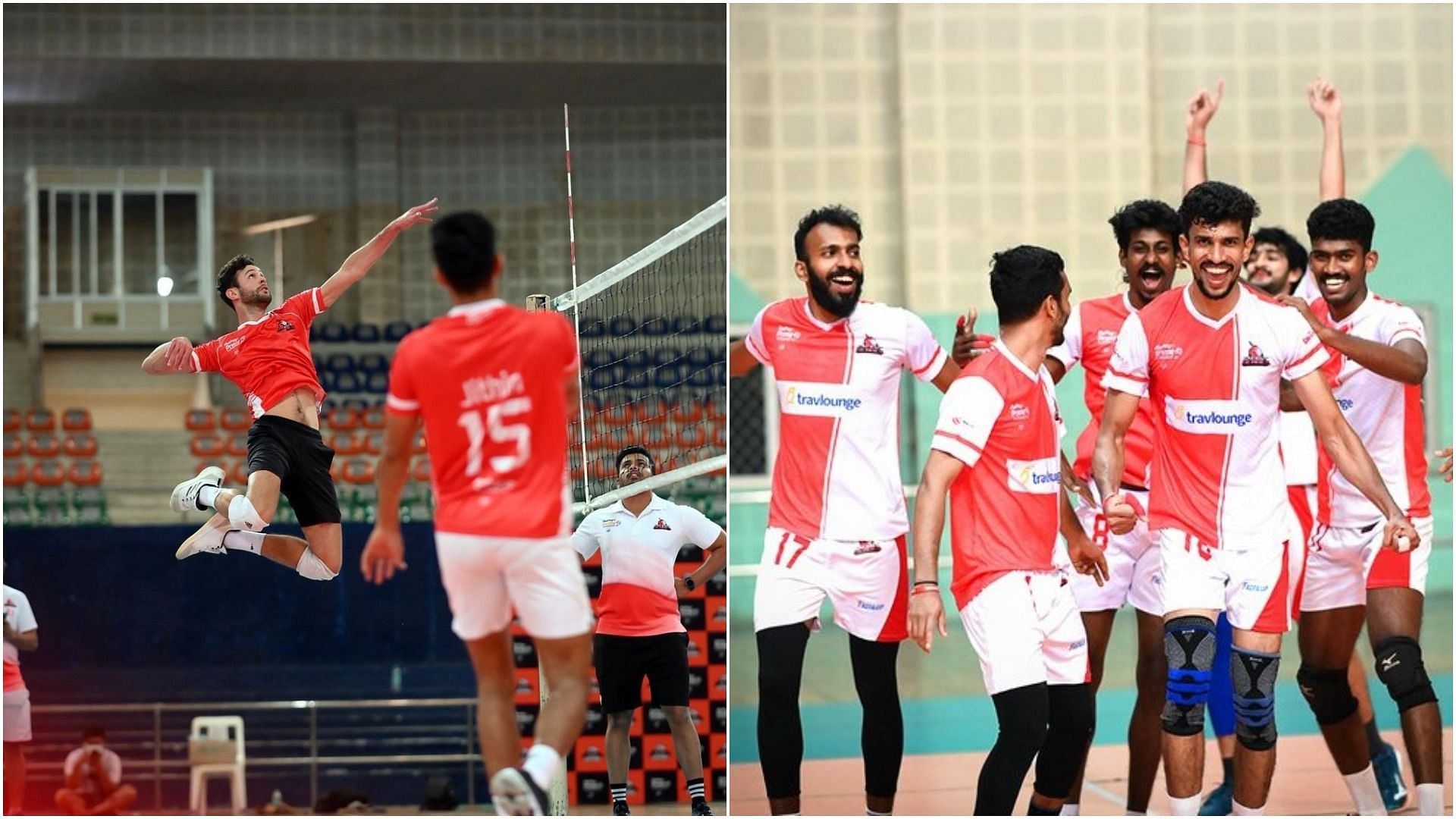 PVL 2022: Calicut Heroes in action during practice session (Pic Credit: PVL)