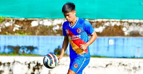 Wahengbam Angousana training for SC East Bengal. (Image Courtesy: SC East Bengal Instagram)