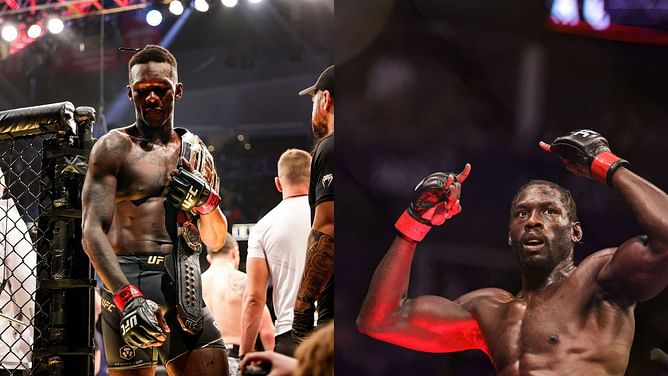 Israel Adesanya calls potential future opponent Jared Cannonier "the dark horse" of the middleweight division