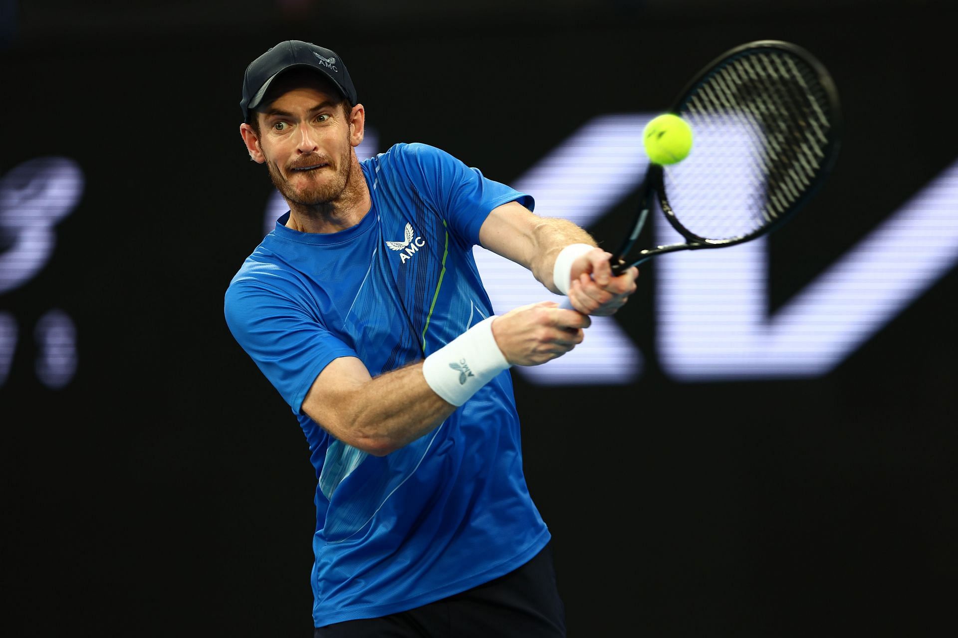 Andy Murray at the 2022 Australian Open