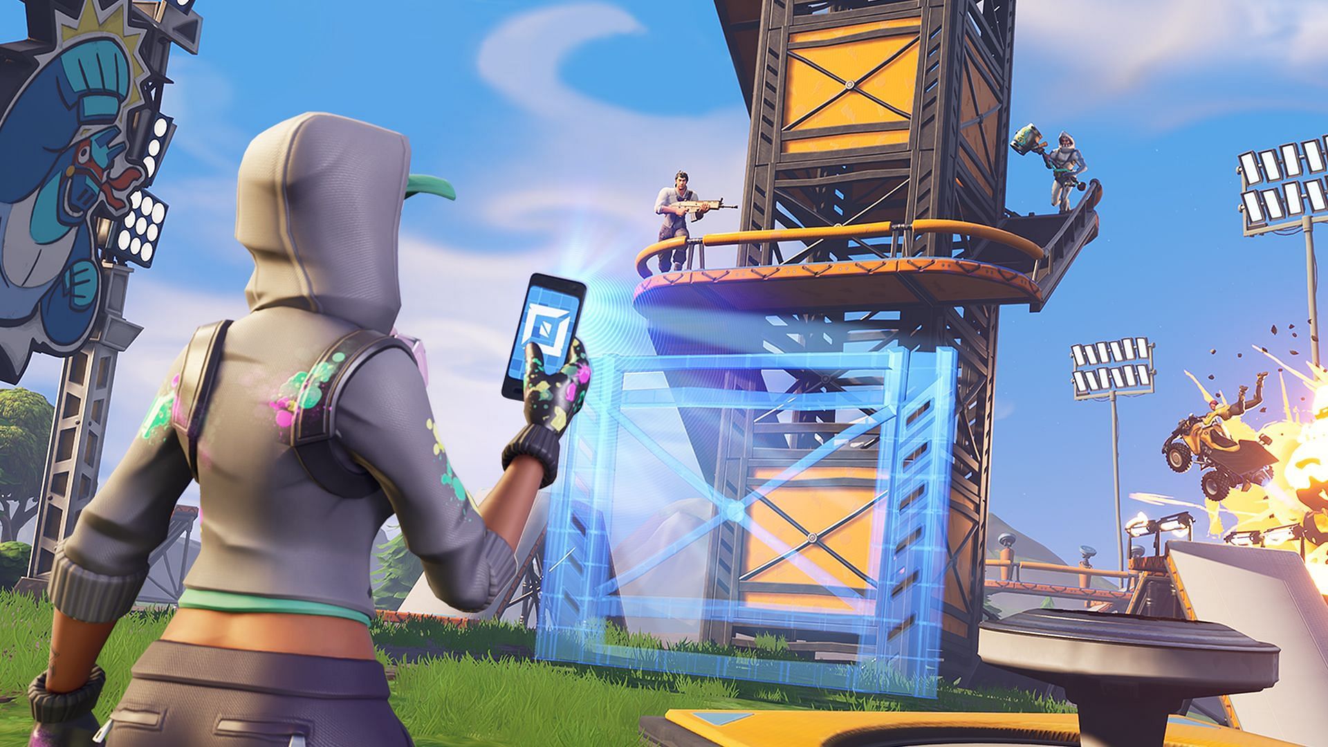 Fortnite Creative Mode has received a few changes recently after the v19.20 update and XP farming has gotten easier (Image via Epic Games)