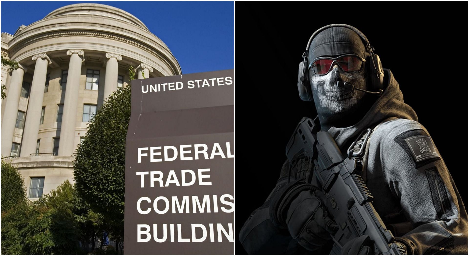 Could the US FTC block the deal? (Images via Investopedia, Activision)
